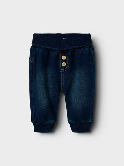 Mjuka Jeans Baggy Ben Mörk Blå
