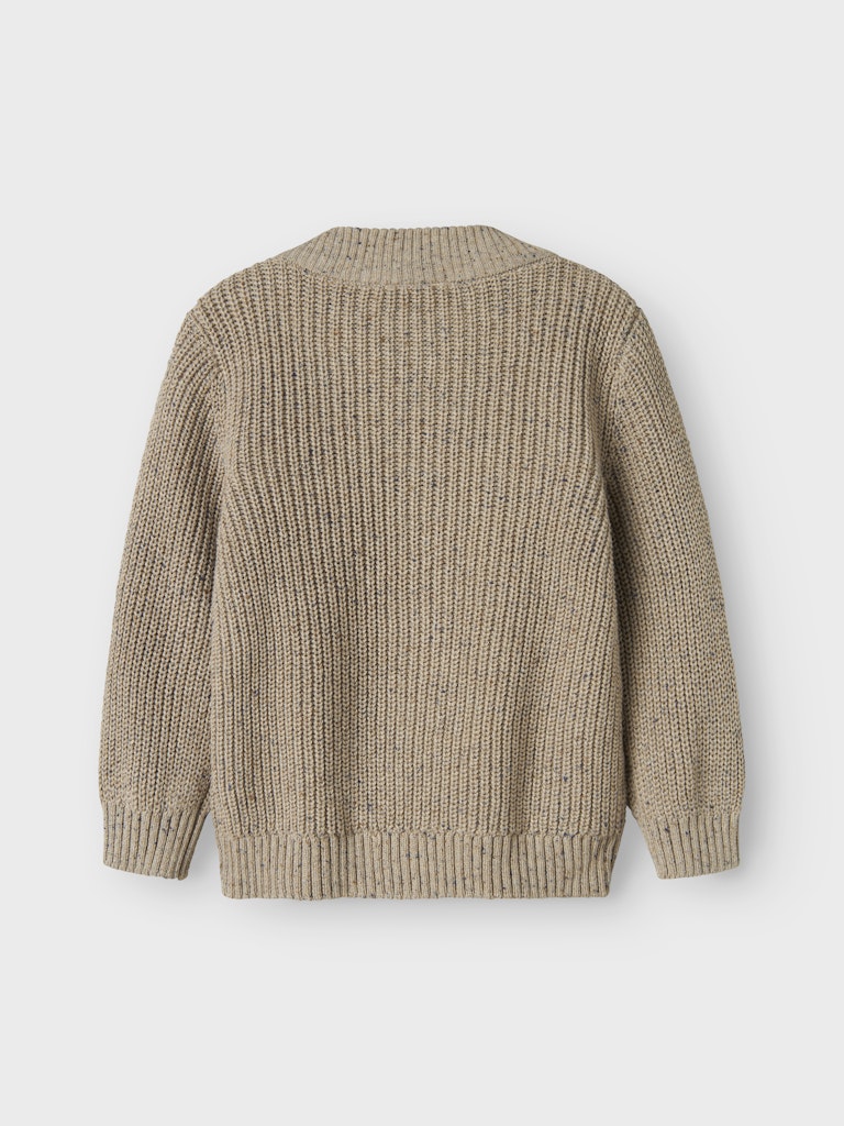 Stickad Cardigan Norman Enfärgad Beige