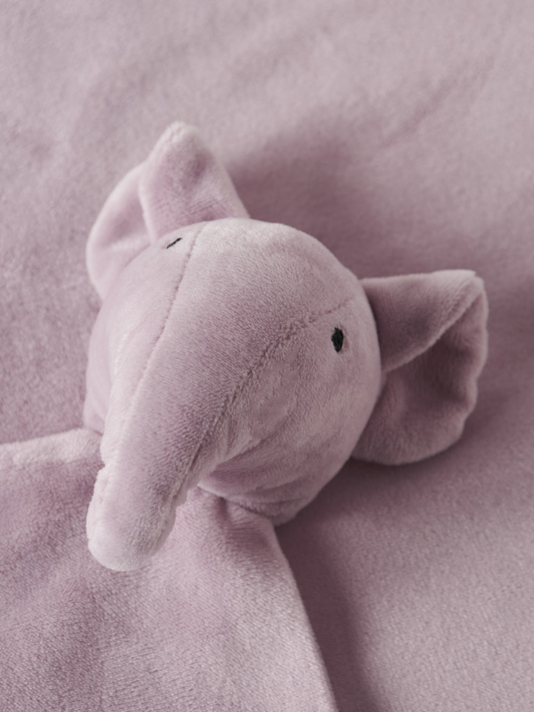 Snutte Elefant Polda Velour Rosa