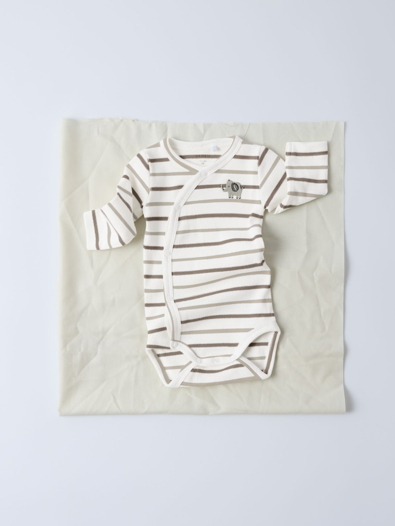 Omlottbody Ofant Randig Beige