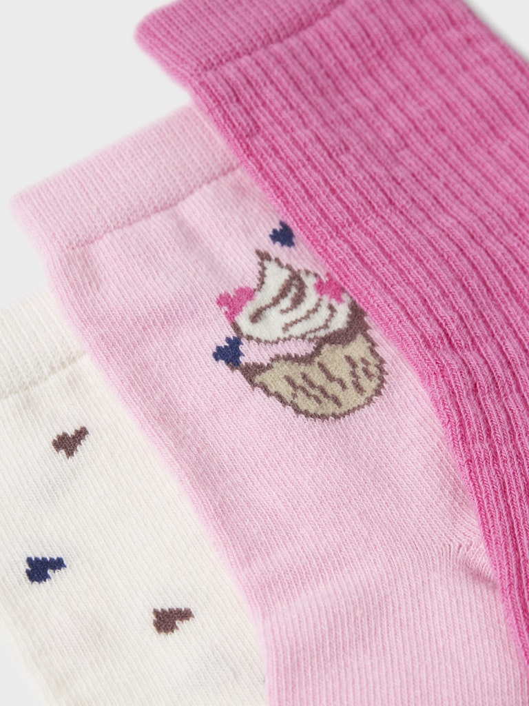 3-pack Strumpor Nala Flerfärgad Rosa/Vit/Rosa