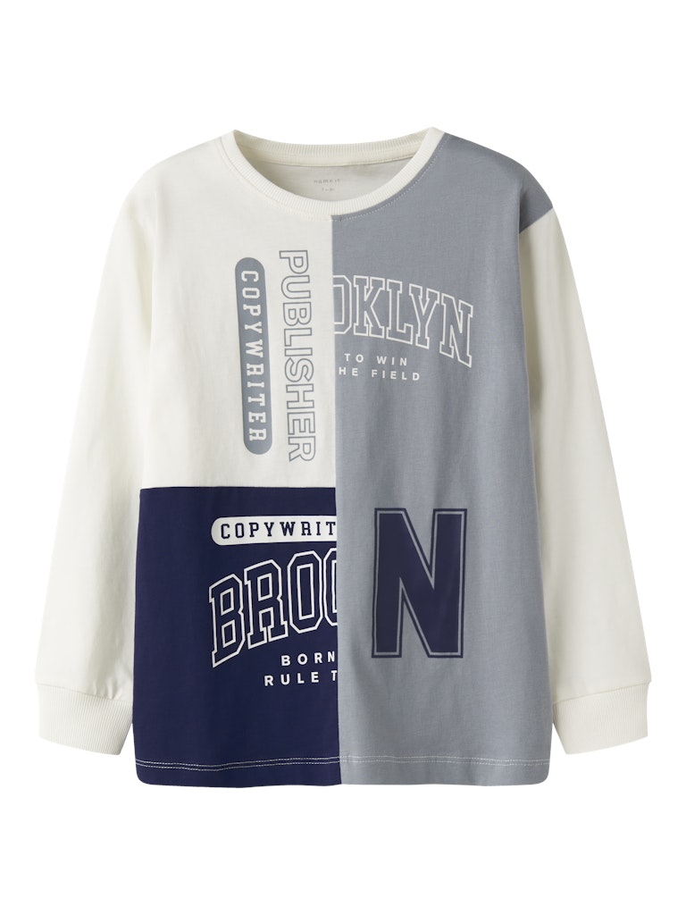 Långärmad Topp Nivan Blå