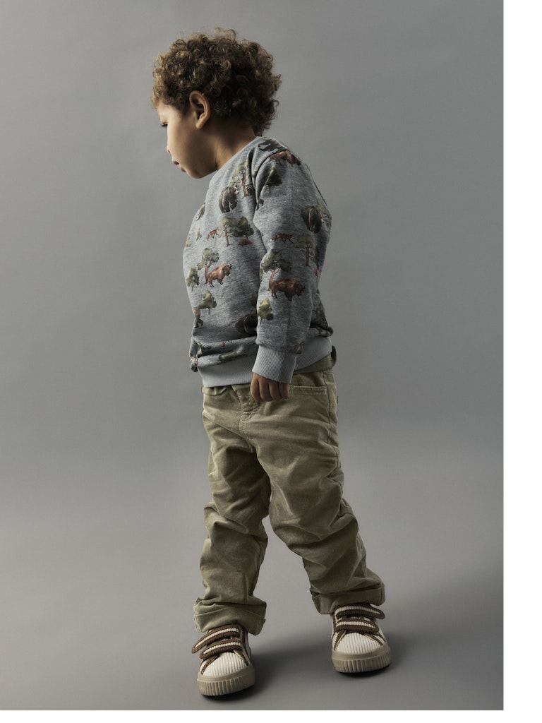 Byxa Manchester Ben Enfärgad Grön