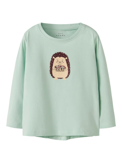 Långärmad Topp Vix Igelkott Grön