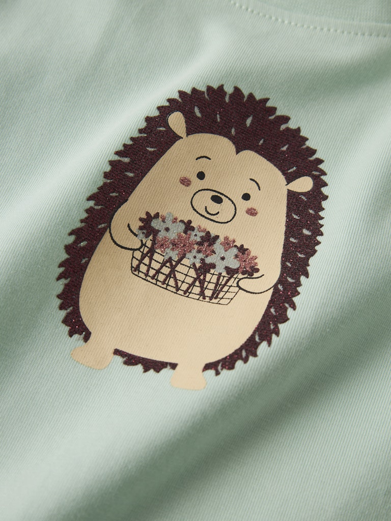 Långärmad Topp Vix Igelkott Grön