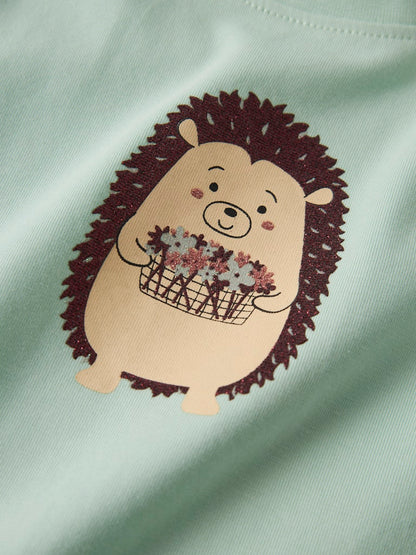 Långärmad Topp Vix Igelkott Grön