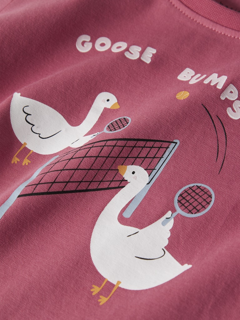 Långärmad Topp Vix Goose Rosa