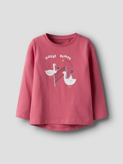 Långärmad Topp Vix Goose Rosa