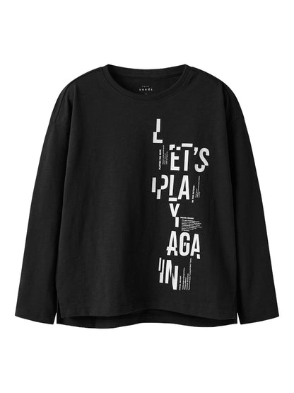 Långärmad Topp Vob Svart