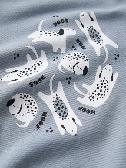 Sweattröja Hundar Vion Blå