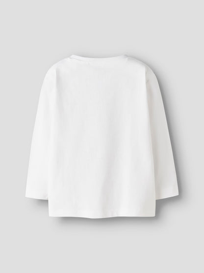 Långärmad T-shirt Victor Dinosaurie Vit