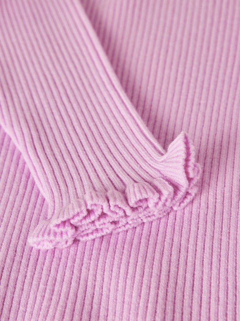 Stickad Tröja Vianna Enfärgad Rosa
