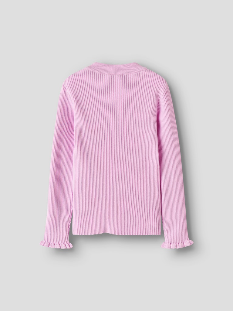 Stickad Tröja Vianna Enfärgad Rosa
