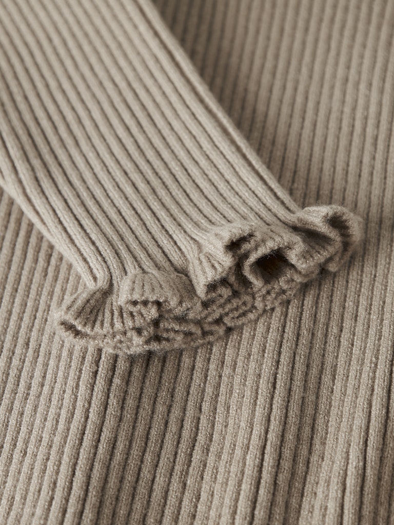 Stickad Tröja Vianna Enfärgad Beige