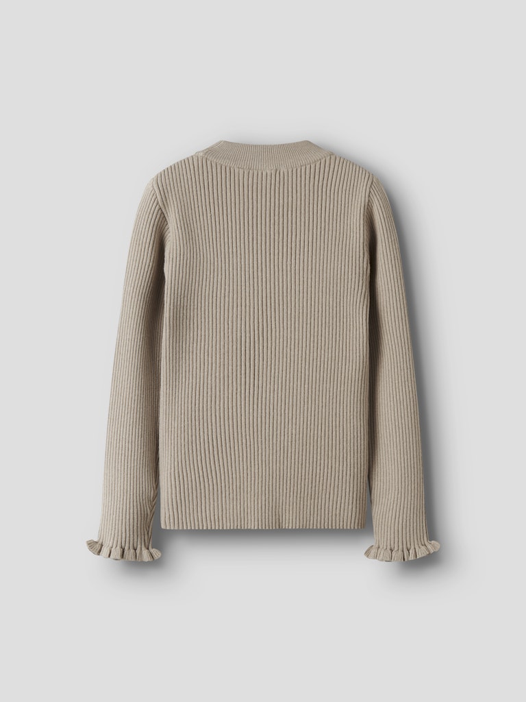 Stickad Tröja Vianna Enfärgad Beige