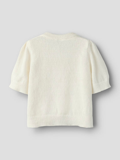 Stickad Kofta Nabeth 2/4 Vit