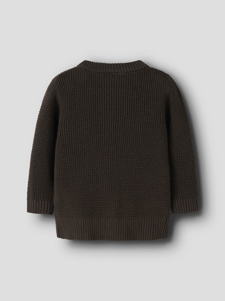 Kofta Stickad Bubba Brun