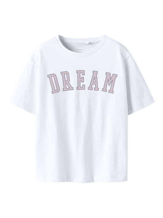 Kortärmad Topp Rinda Dream Vit