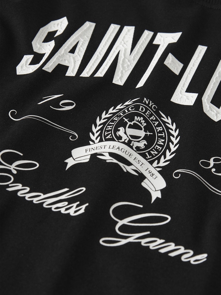 Långärmad Topp 2-i-1 Robin Svart