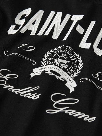 Långärmad Topp 2-i-1 Robin Svart