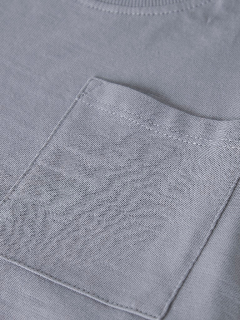 Långärmad Topp Vebbe Enfärgad Blå