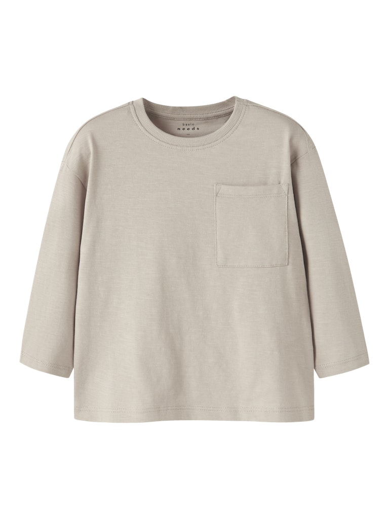 Långärmad Topp Vebbe Enfärgad Beige