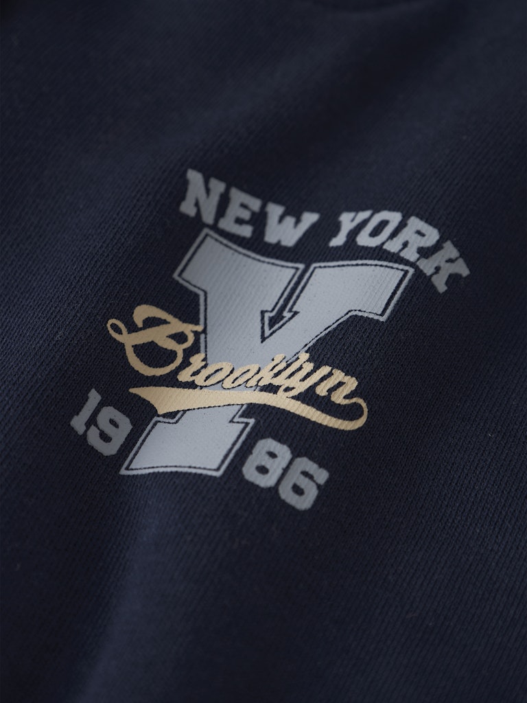 Hoodie Sweat Dragkedja Voltinus Marinblå