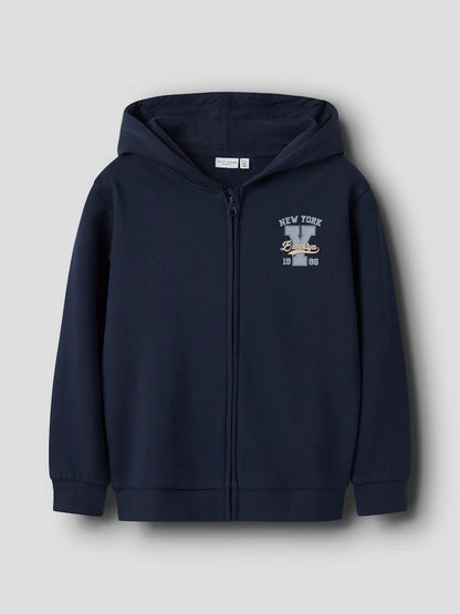 Hoodie Sweat Dragkedja Voltinus Marinblå