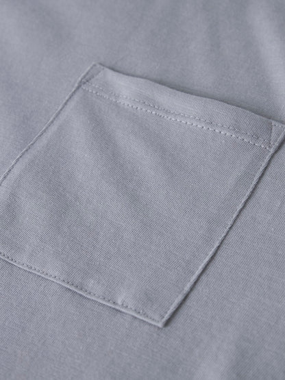 Långärmad Topp Vebbe Enfärgad Blå