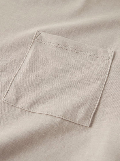 Långärmad Topp Vebbe Enfärgad Beige