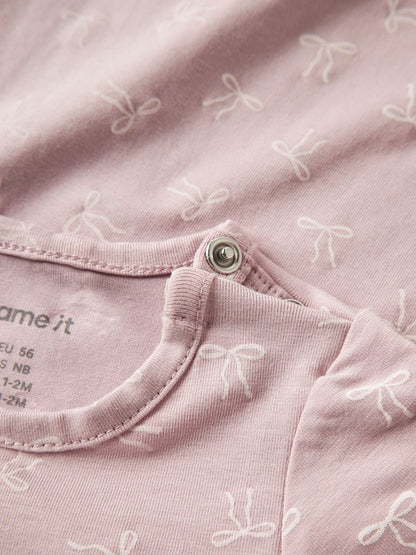 Långärmad Pyjamas Rosetter Rosa