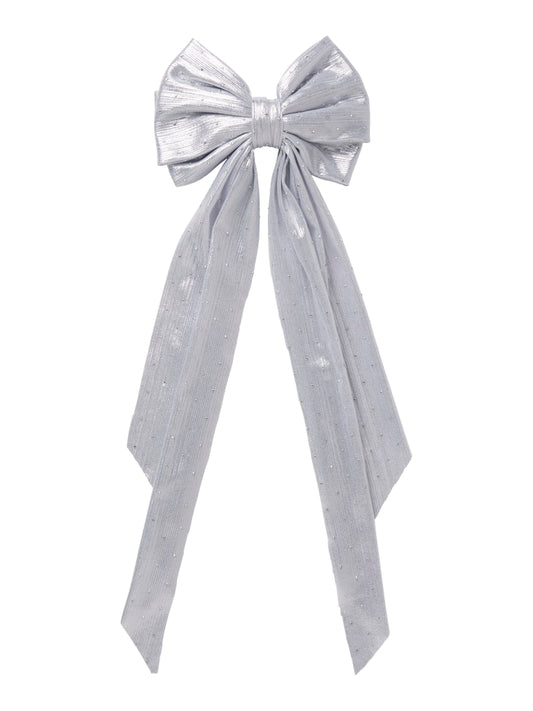 Hårspänne Rosett Riglitter Silver