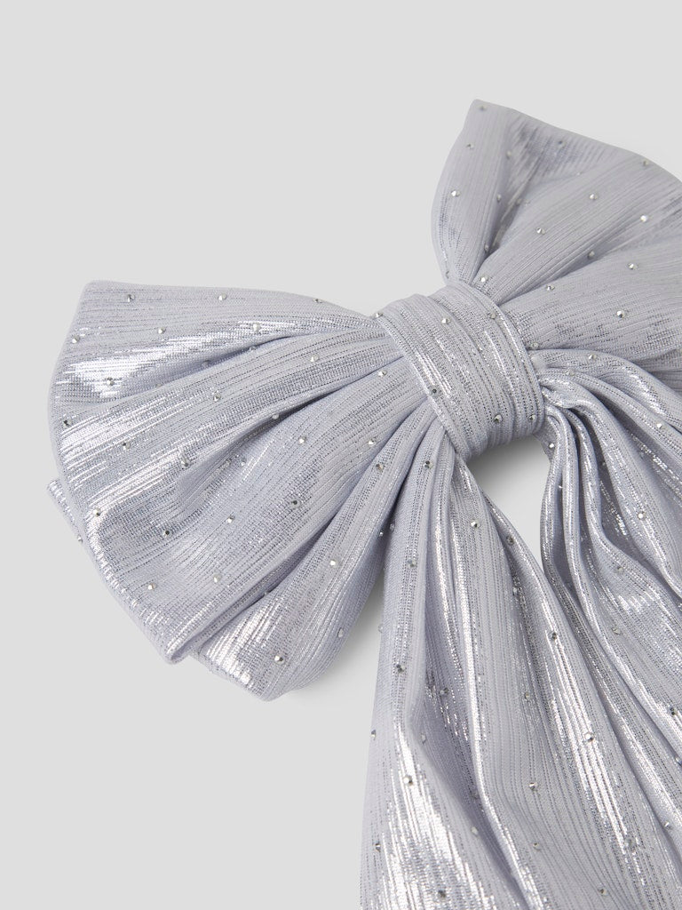 Hårspänne Rosett Riglitter Silver