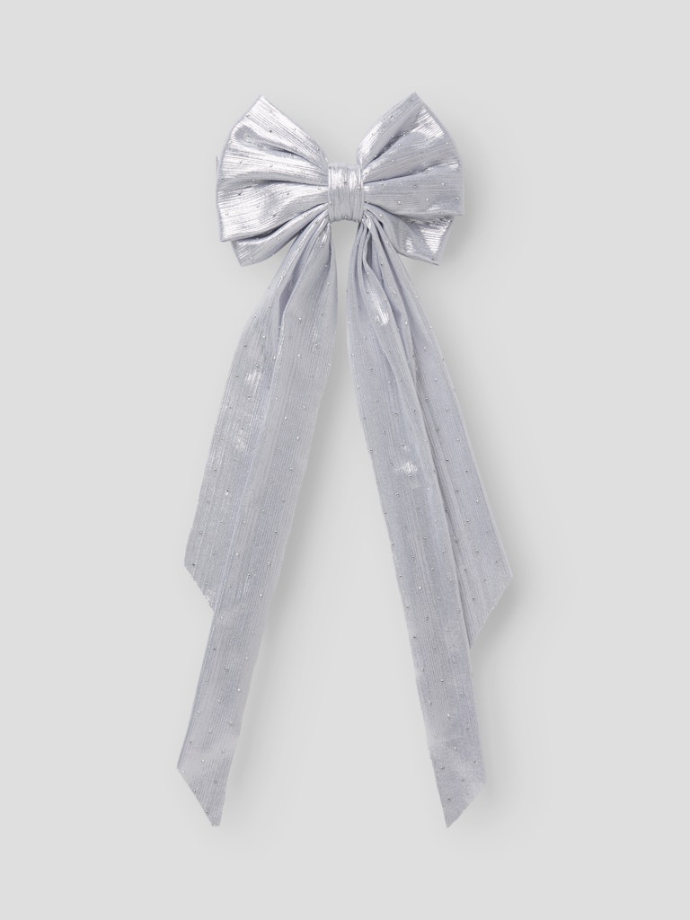 Hårspänne Rosett Riglitter Silver