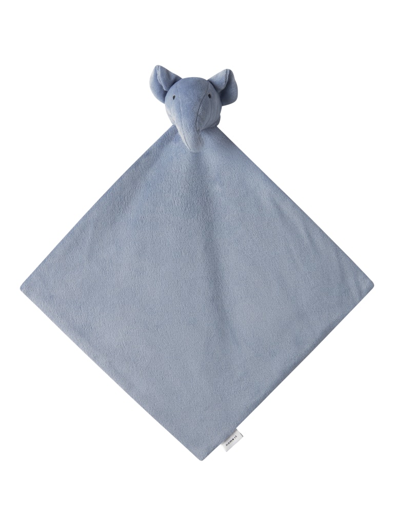 Snutte Elefant Polda Velour Blå