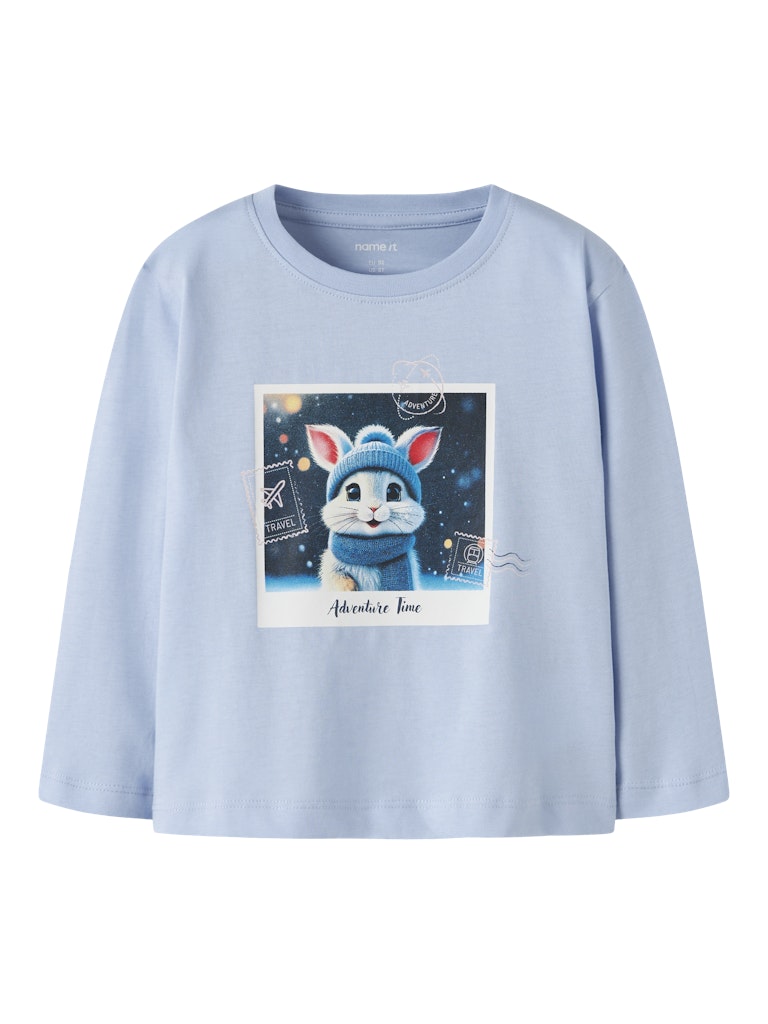 Långärmad Topp Votea Kanin Blå