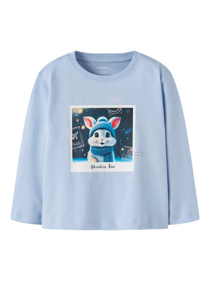 Långärmad Topp Votea Kanin Blå