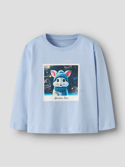 Långärmad Topp Votea Kanin Blå