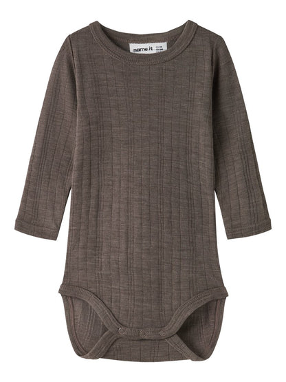 Body Merinoull Wang NB Enfärgad Brun