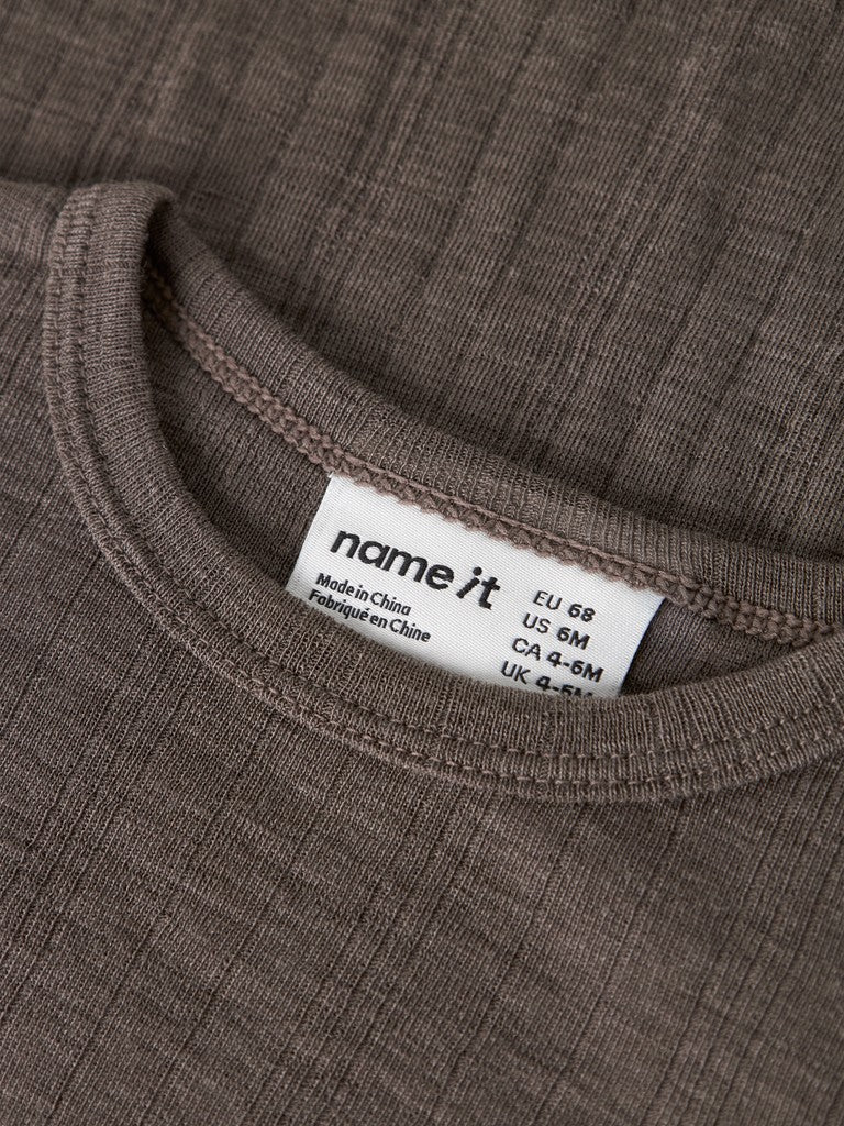 Body Merinoull Wang NB Enfärgad Brun