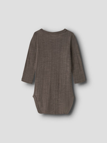 Body Merinoull Wang NB Enfärgad Brun