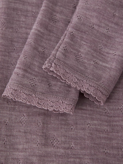 Leggings Merinoull Wang NB Enfärgad Rosa