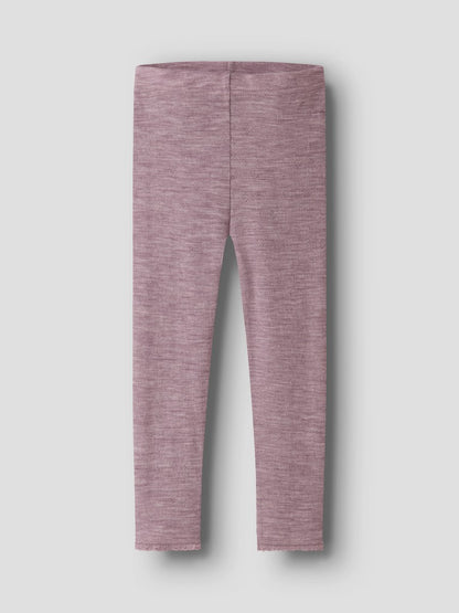 Leggings Merinoull Wang Enfärgad Rosa
