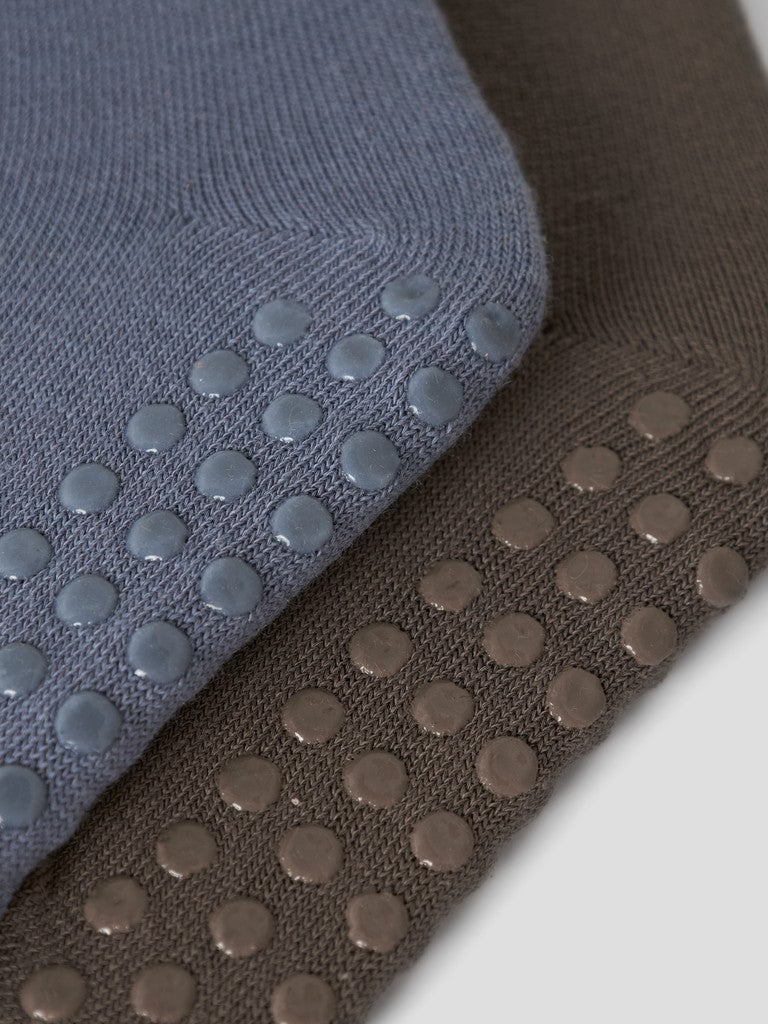 Halkstrumpor Merinoull M Wak Tunna 2-Pack Blå/Brun