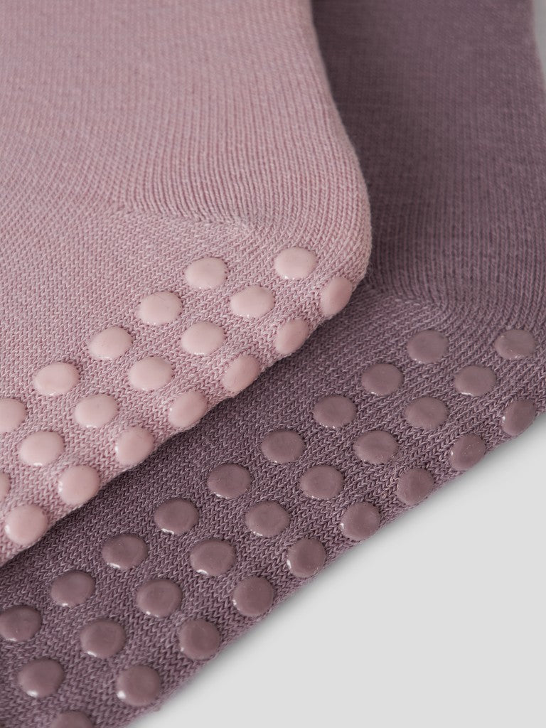Halkstrumpor Merinoull Wak M Tunna 2-Pack Rosa/Lila