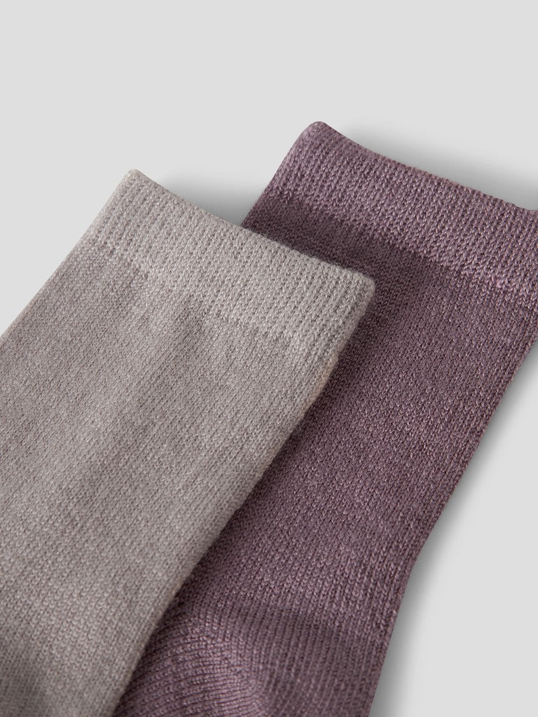 Strumpor Merinoull Viskos 2-pack Wakta M Tunn Rosa/Beige