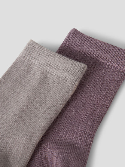Strumpor Merinoull Viskos 2-pack Wakta M Tunn Rosa/Beige