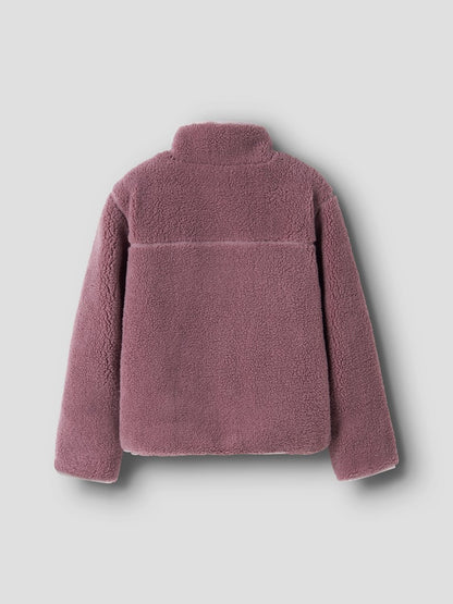 Jacka Teddy Mattia Enfärgad Rosa