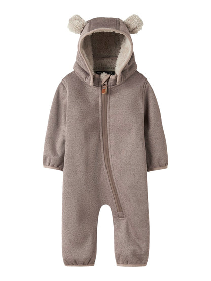 Softshell Overall Varmfodrad Vattentät Mada Teddy Enfärgad Beige