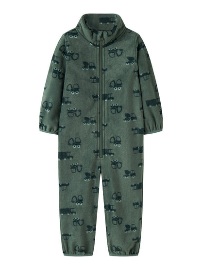 Fleece-Overall Spektra Grävmaskiner Grön